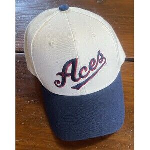 Reno Aces MiLB Baseball Hat Script Snapback Cap White Blue NWOT